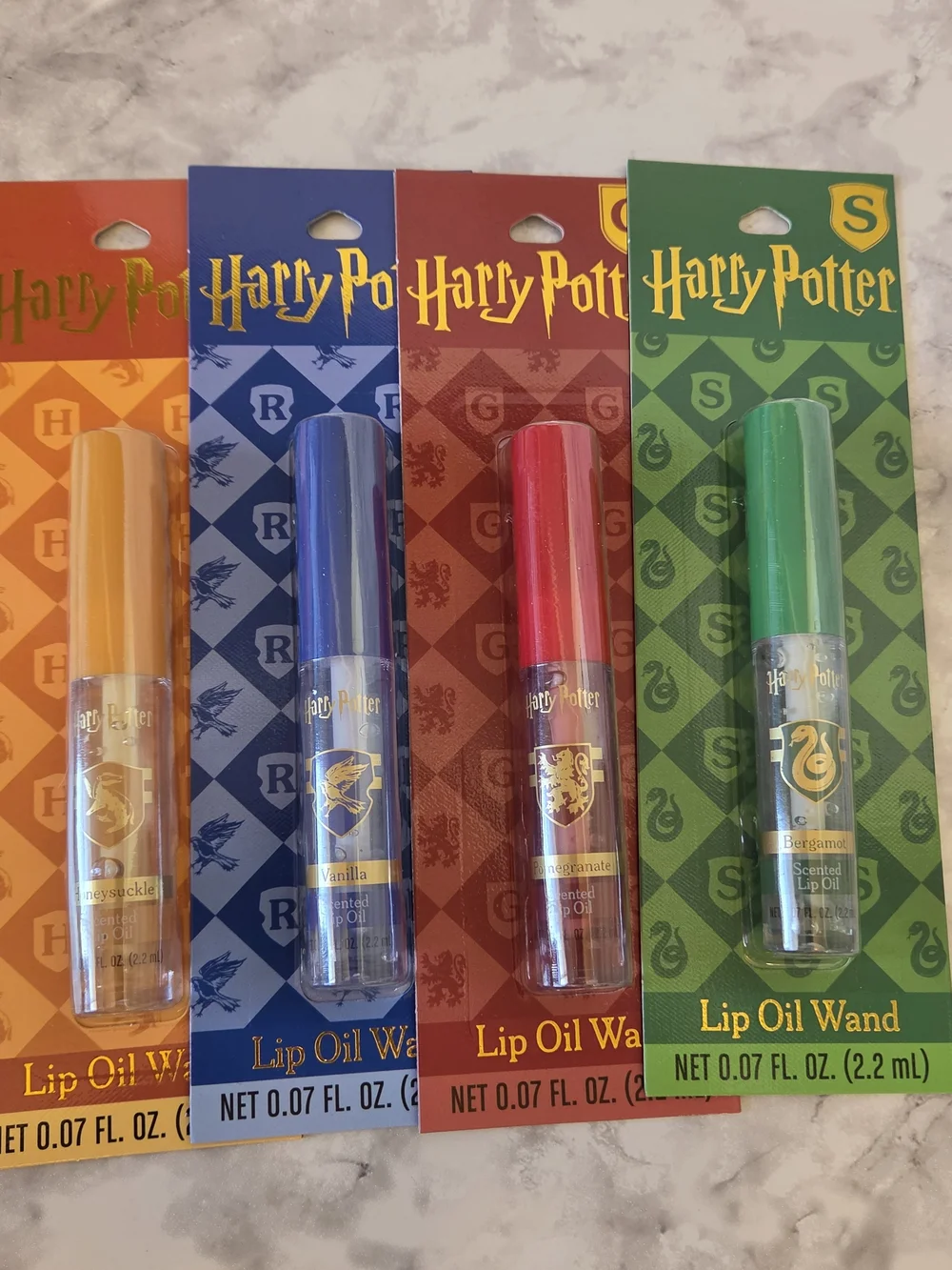 Warner Bros Harry Potter Lip Oil Wand Set Of 4 - Scented Lip Oil